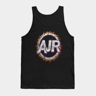 Glitch burnt AJR logo Tank Top